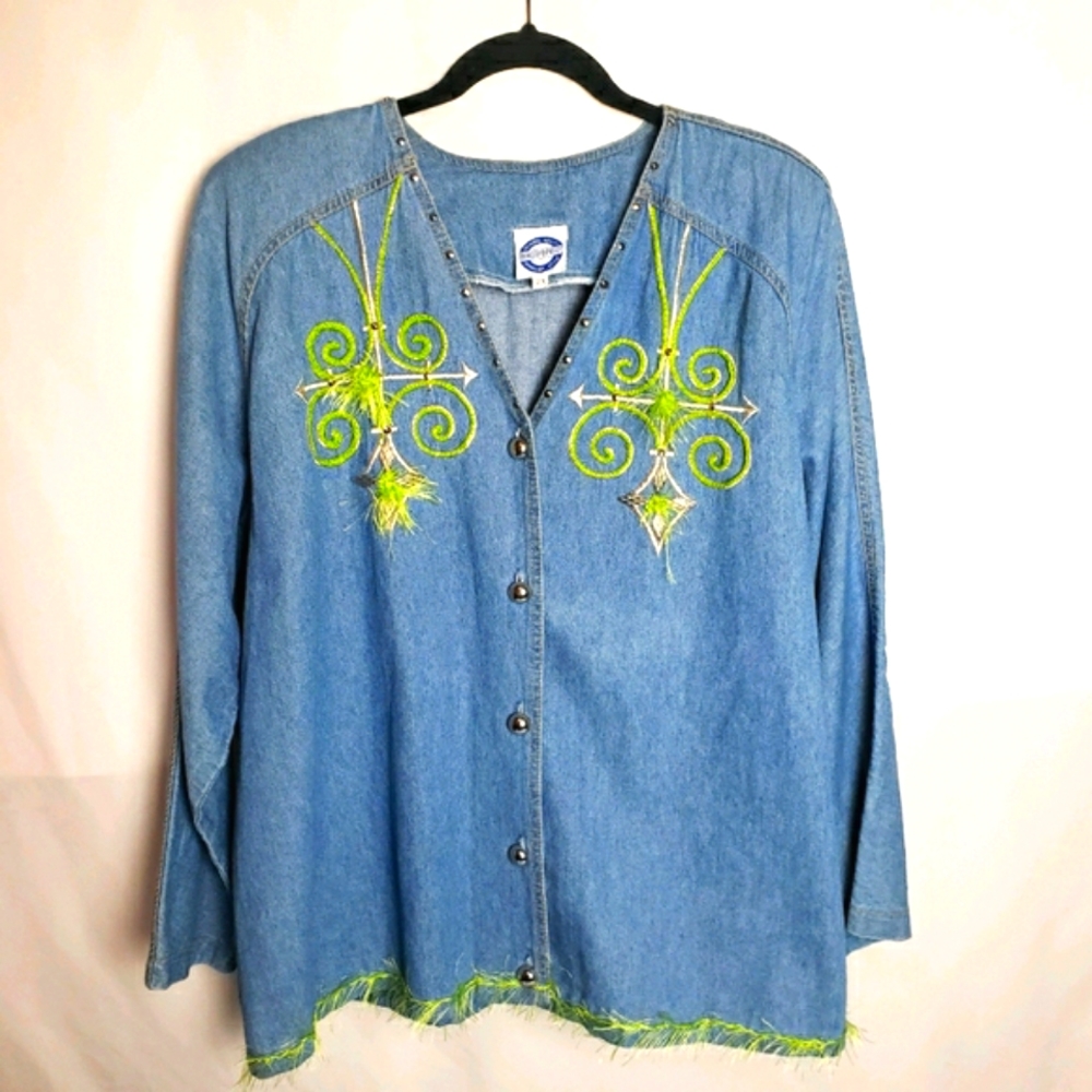 Vintage 80's Bingo Denim Shirt